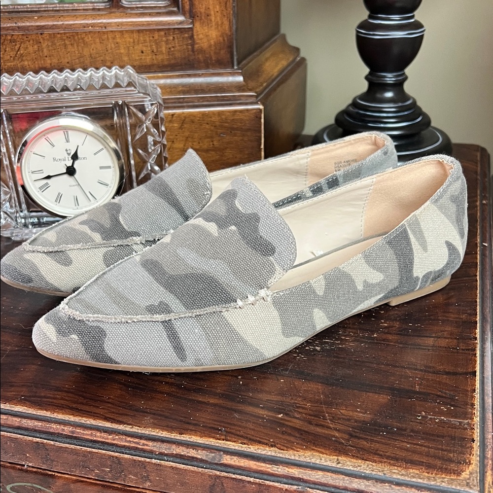 SUGAR Camouflage Slip-On Loafers